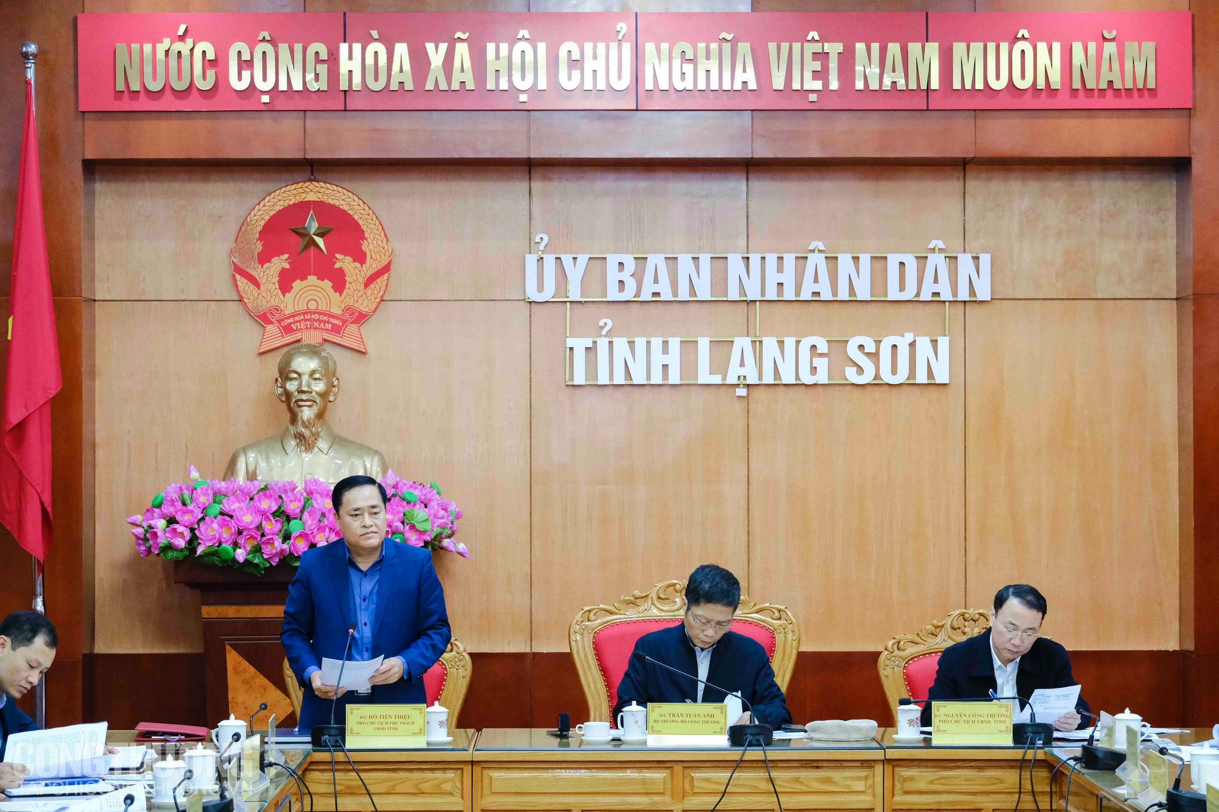 Ông Hồ Tiến Thiệu - Phó Chủ tịch phụ trách UBND tỉnh Lạng Sơn