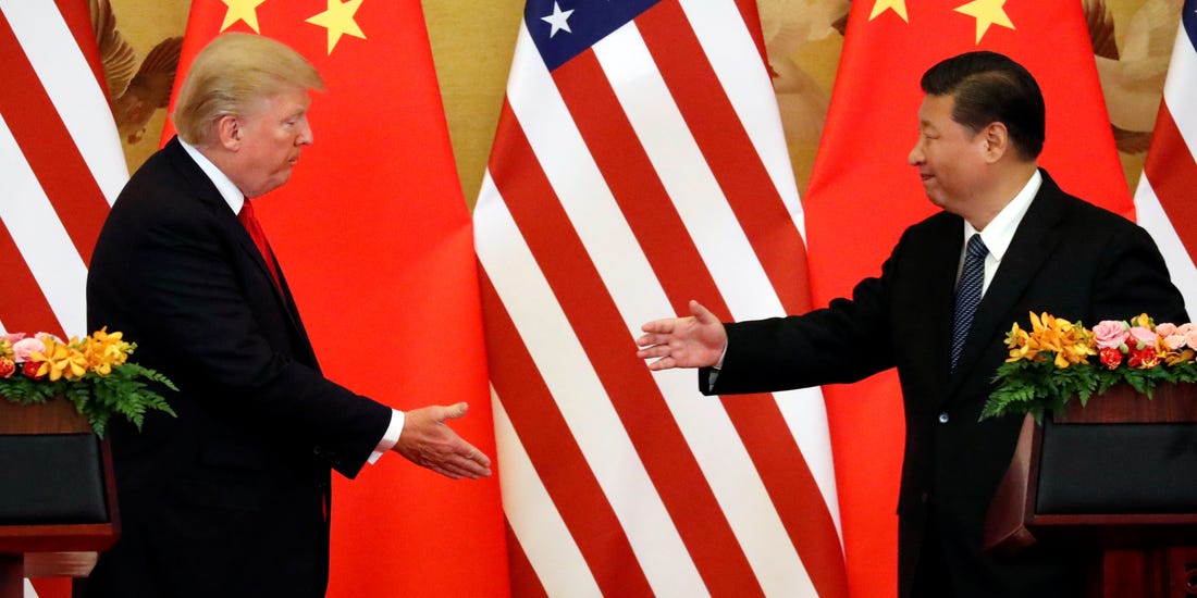 Tổng thống Donald Trump và Chủ tịch Trung Quốc
