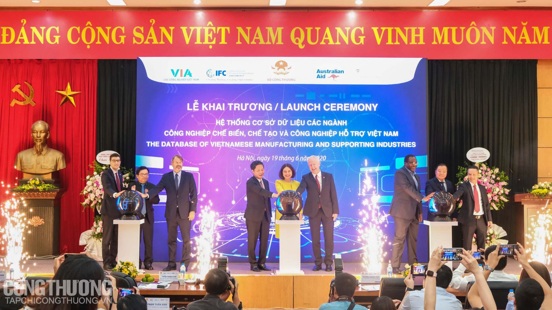 Lễ khai trương hệ thống cơ sở dữ liệu các ngành công nghiệp chế biến, chế tạo và công nghiệp hỗ trợ Việt Nam