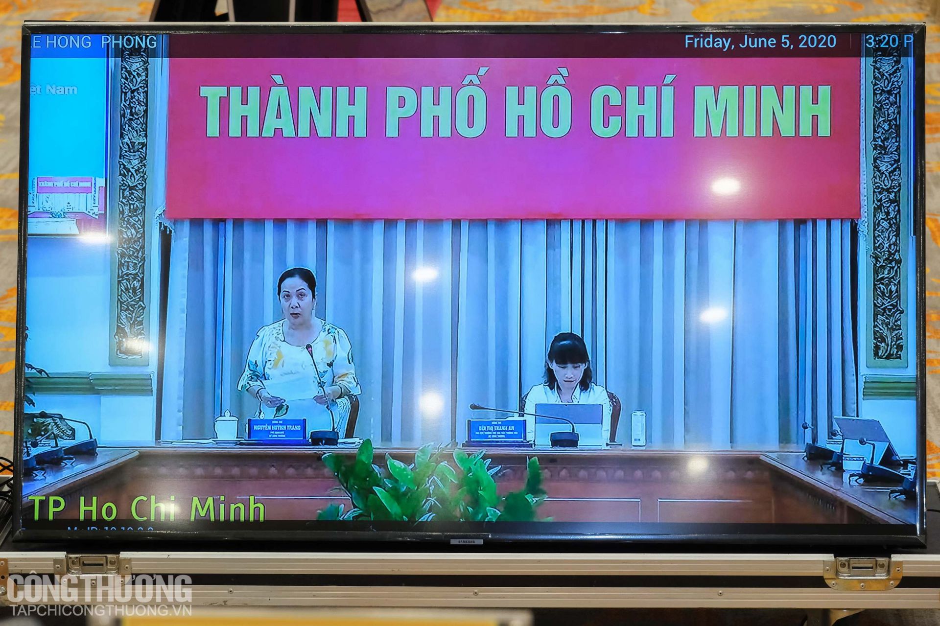 Bà Lê Huỳnh Minh Tú - Phó Giám đốc Sở Công Thương Thành phố Hồ Chí Minh