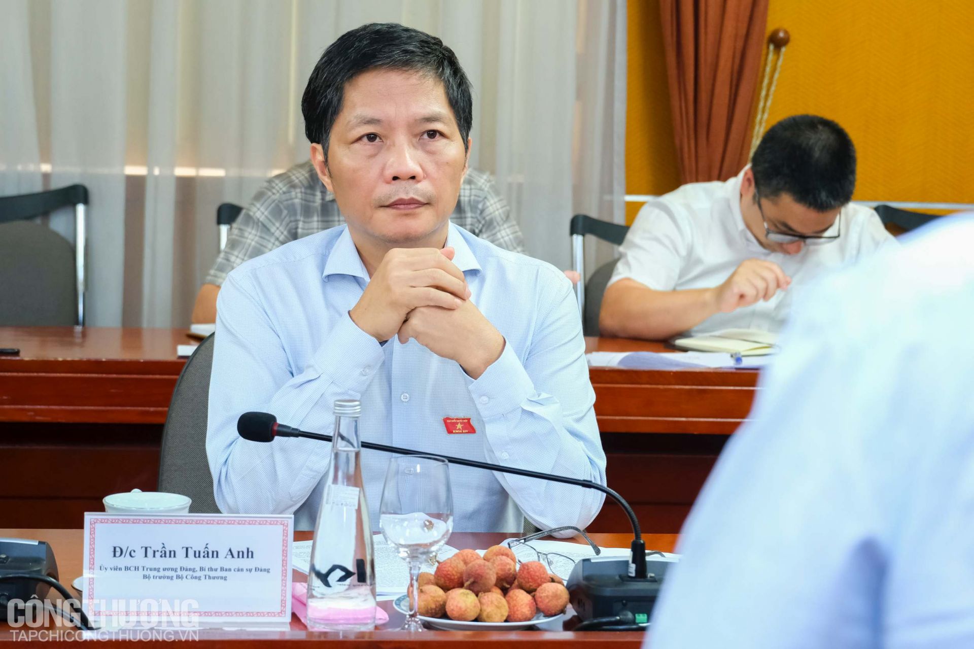Bộ trưởng Bộ Công Thương lắng nghe những chia sẻ thực tế về một số khó khăn, kiến nghị của tỉnh Đắk Nông