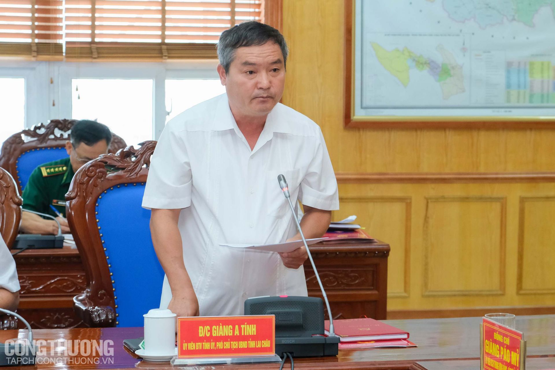 Ông Giàng A Tính - Phó Chủ tịch UBND tỉnh Lai Châu