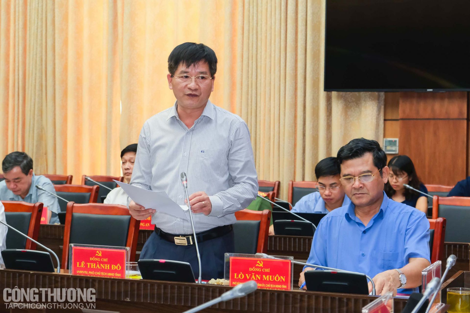 Ông Lê Thành Đô - Ủy viên Ban Thường vụ Trung ương, Phó chủ tịch thường trực UBND tỉnh Điện Biên