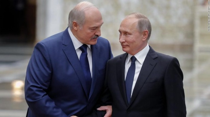 Alexander Lukashenko và Vladimir Putin
