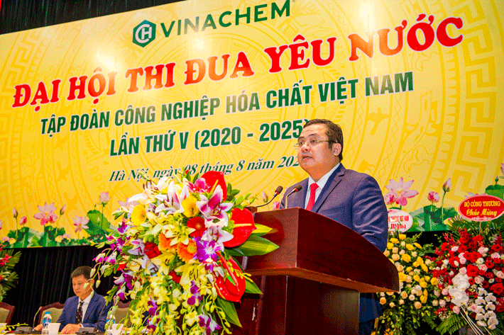 Tổng Giám đốc Phùng Quang Hiệp phát biểu tại Đại hội