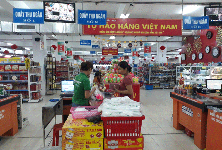 Điểm bán hàng Việt tại BK Mart, Bắc Kạn