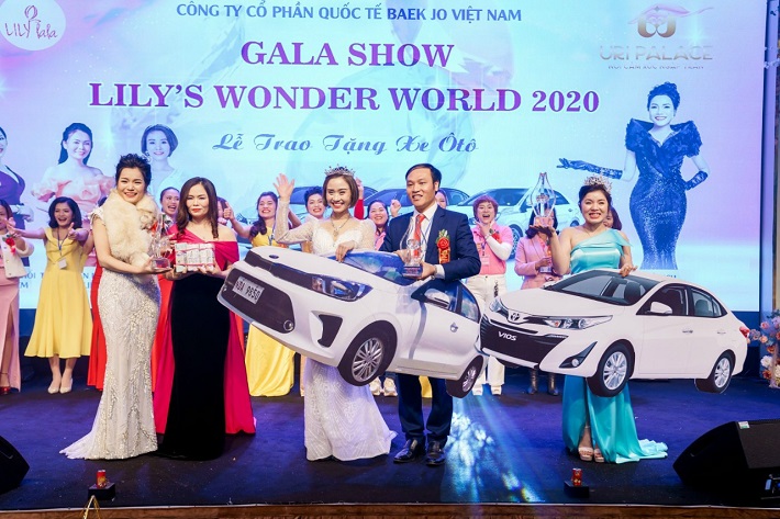 Baek Jo vinh danh 3 Tổng phân phối xuất sắc năm 2020 tại Gala Show Lily' Wonder