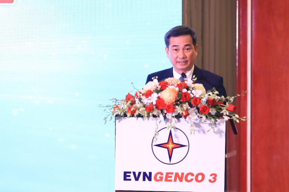 Ông Lê Văn Danh – Tổng giám đốc EVNGENCO 3 phát biểu 