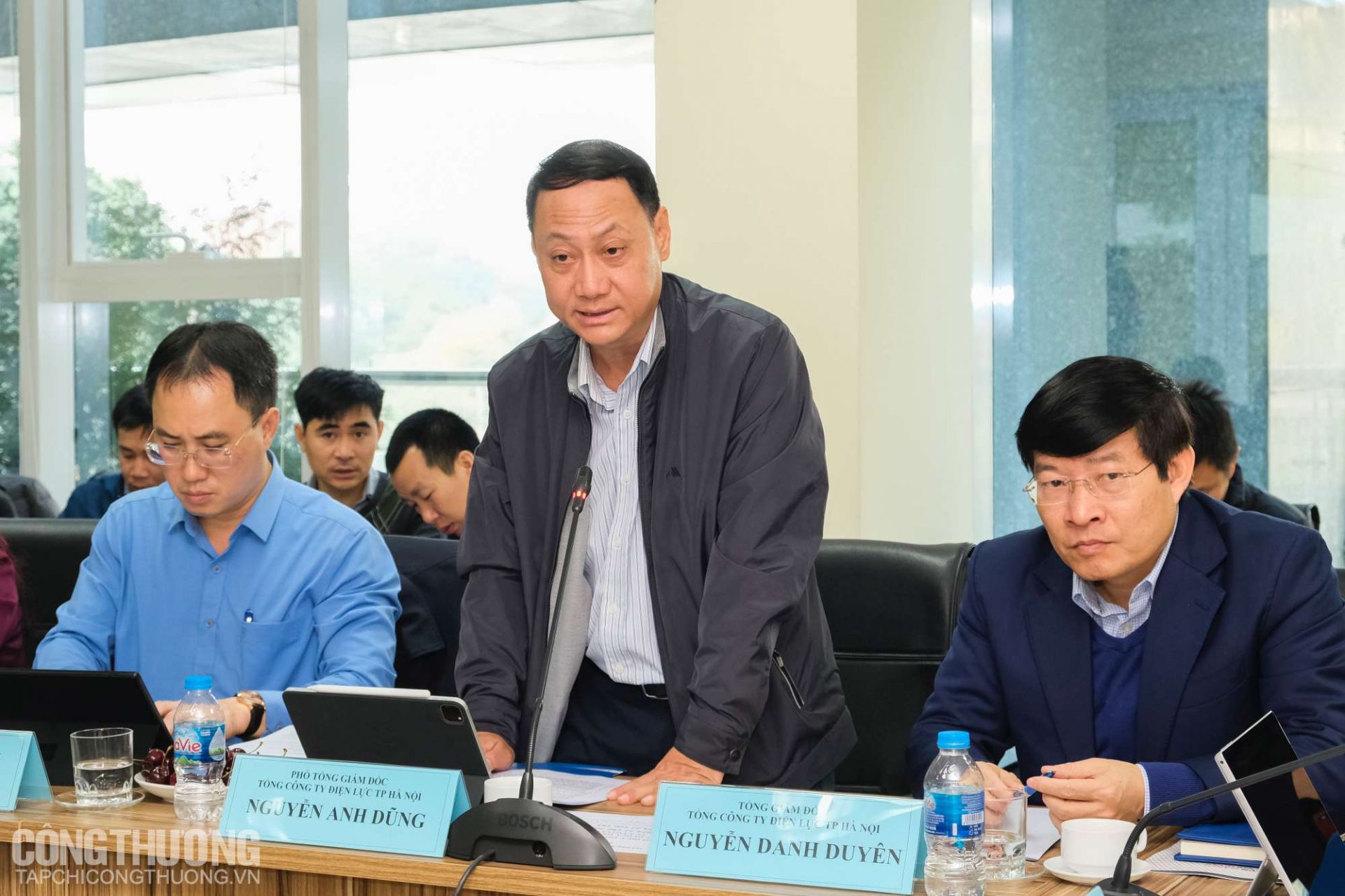 Ông Nguyễn Anh Dũng - Phó Tổng Giám đốc Tổng Công ty Điện lực Thành phố Hà Nội (EVNHANOI)