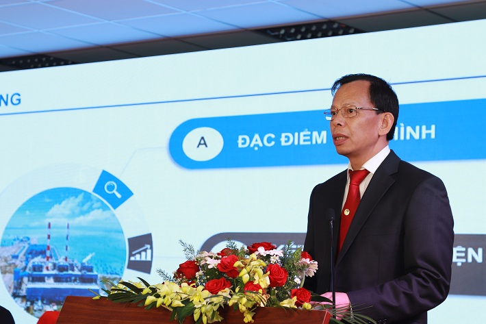 Ông Vũ Thanh Hải - Giám đốc Nhà máy phát biểu tại Hội nghị
