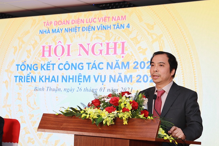 Phó Tổng giám đốc EVN Ngô Sơn Hải phát biểu chỉ đạo tại Hội nghị
