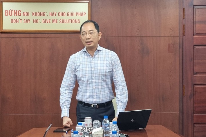 Ông Cao Hoài Dương – Bí thư Đảng ủy, Chủ tịch HĐQT PVOIL phát biểu tại lớp học