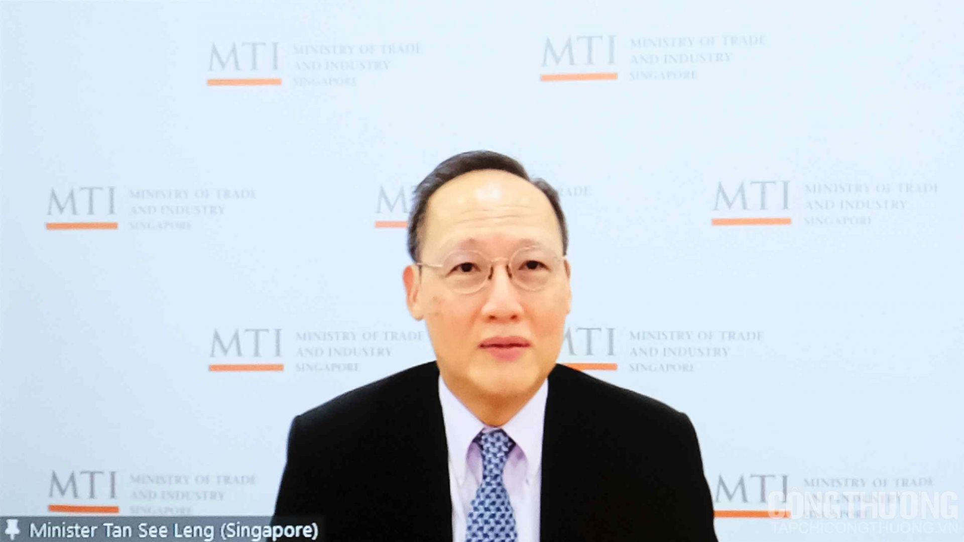 Ông Tan See Leng - Bộ trưởng thứ hai Bộ Công Thương kiêm Bộ trưởng Bộ Lao động Singapore