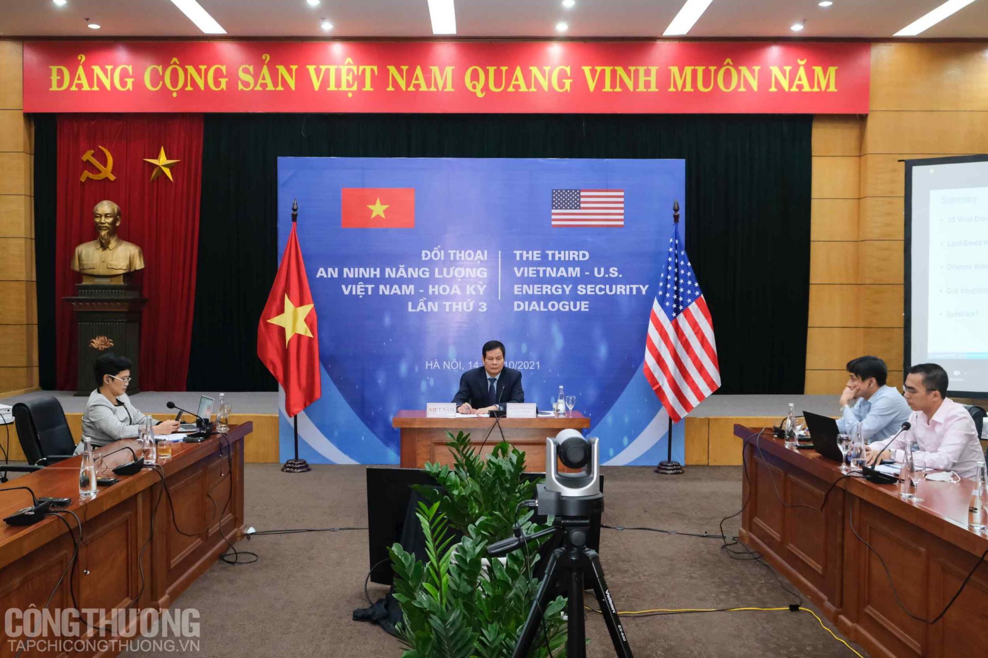 Đối thoại An ninh năng lượng Việt Nam - Hoa Kỳ lần thứ 3 được tổ chức theo hình thức trực tuyến