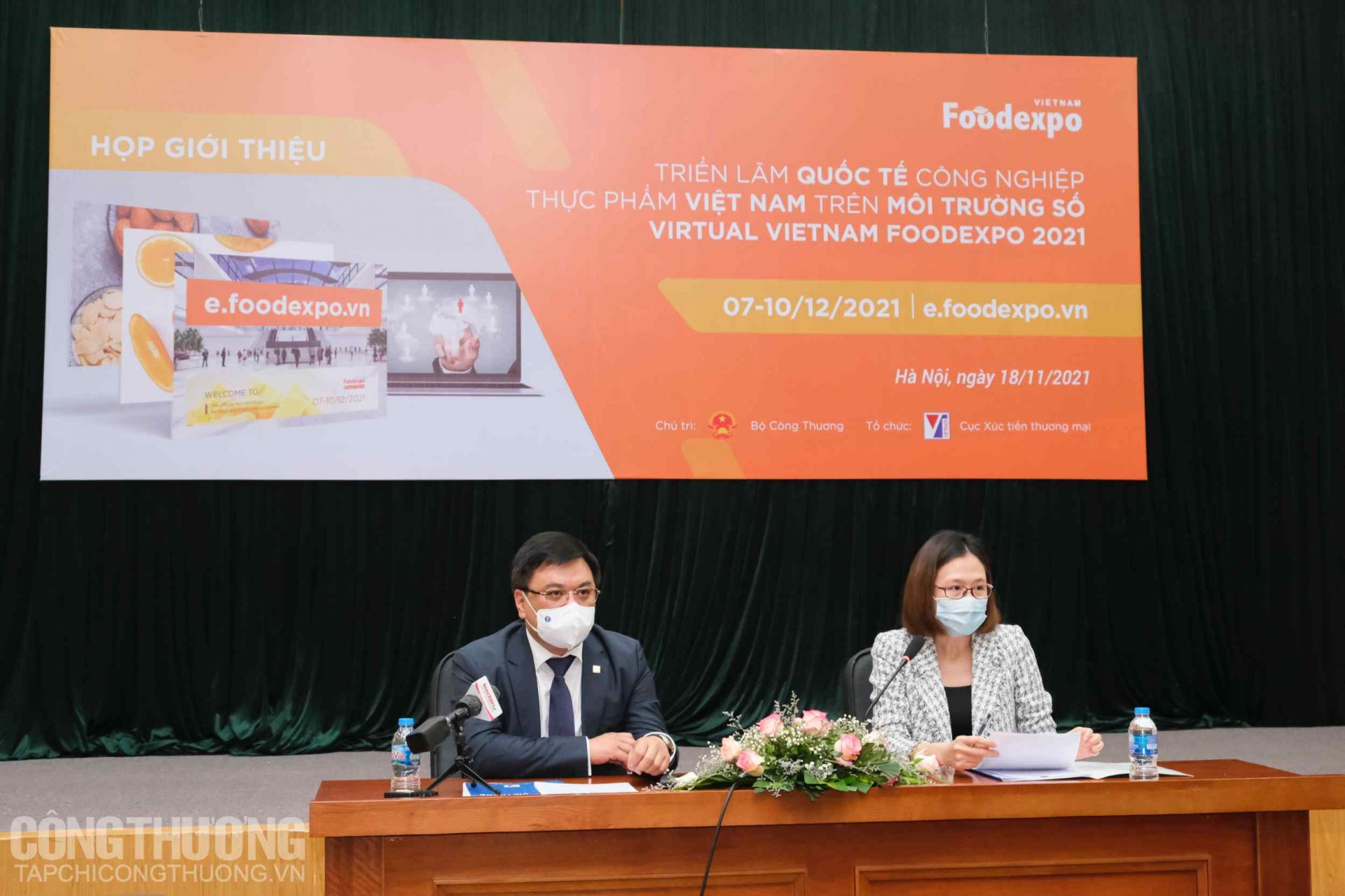 Chiều 18/11, Cục Xúc tiến thương mại, Bộ Công Thương đã tổ chức Họp báo giới thiệu thông tin về Triển lãm Virtual Vietnam Foodexpo 2021