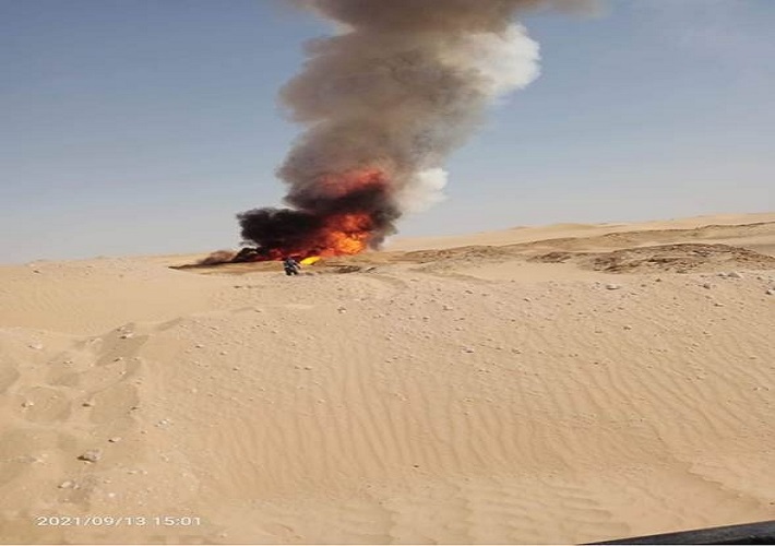 Ngọn lửa Dầu khí trên sa mạc Sahara