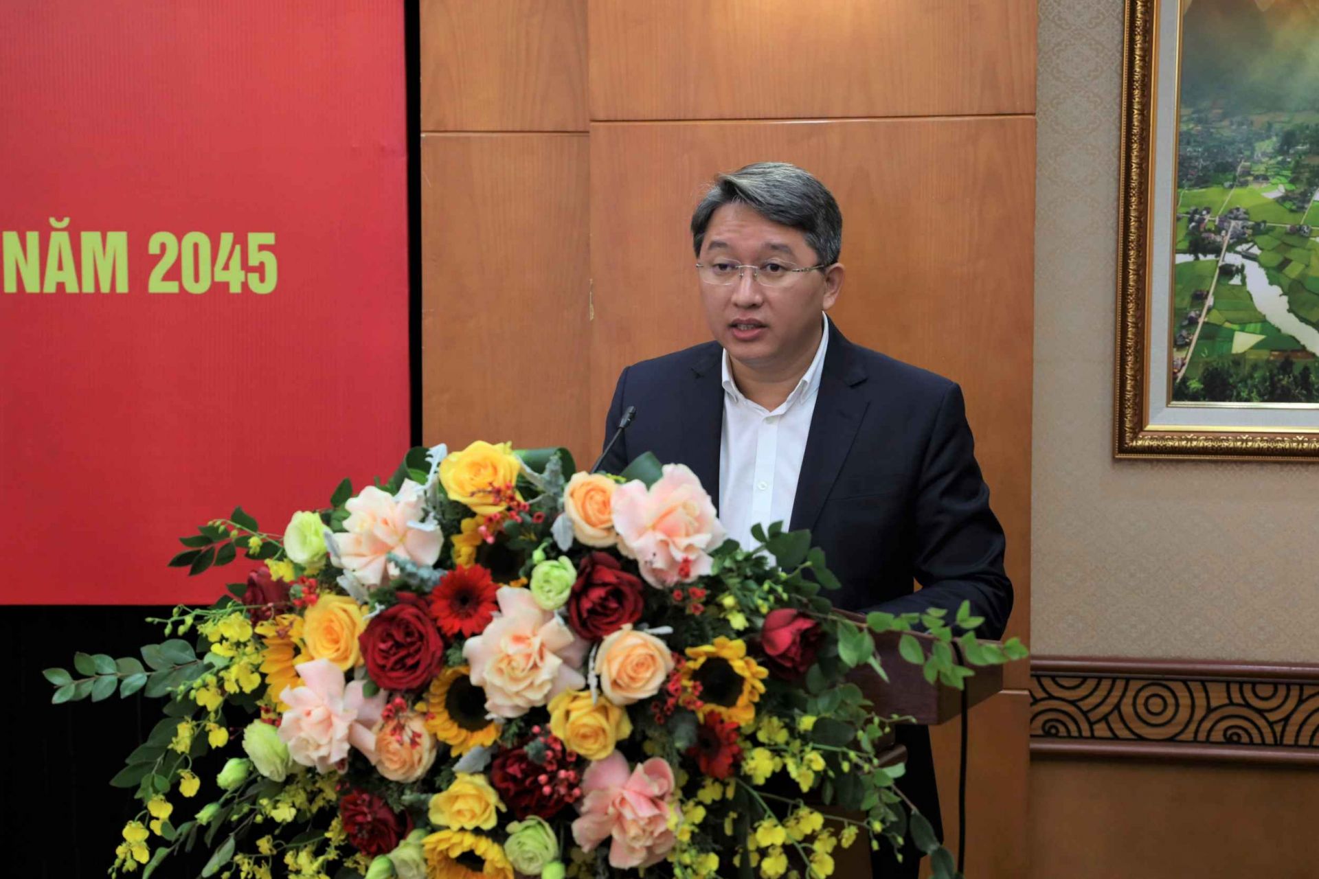 Ông Nguyễn Hải Ninh - Bí thư Tỉnh ủy Khánh Hòa phát biểu tại Hội thảo
