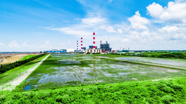 Bãi thải xỉ Trung tâm điện lực Duyên Hải