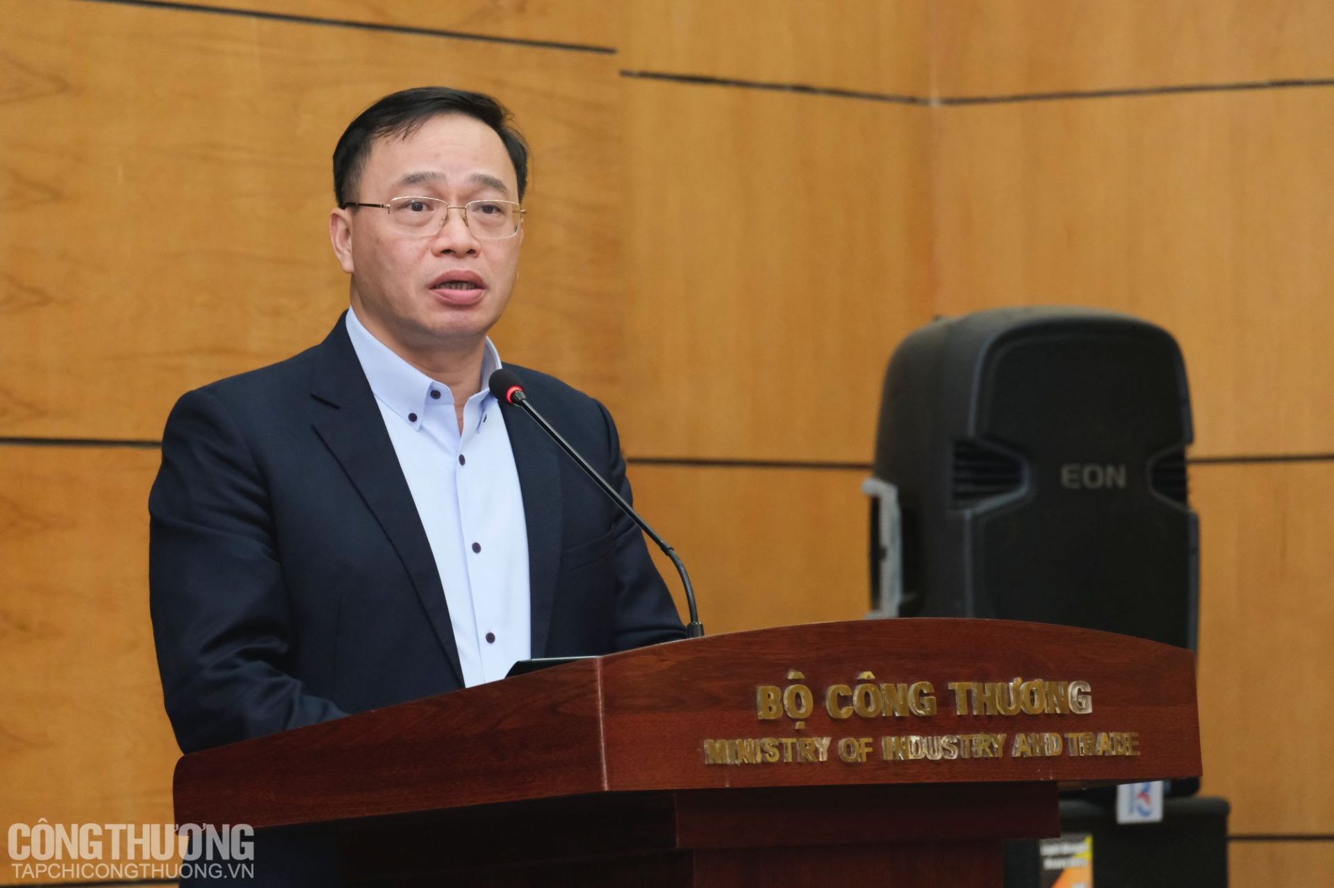 Ông Nguyễn Anh Tuấn - Cục trưởng Cục Điều tiết điện lực, Bộ Công Thương trả lời tại buổi họp báo thường kỳ Bộ Công Thương tháng 3/2021