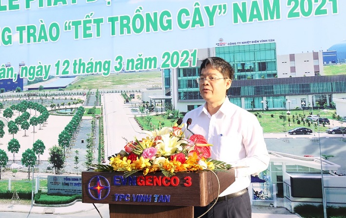 Ông Nguyễn Tài Anh - Phó Tổng Giám đốc Tập đoàn Điện lực Việt Nam phát biểu