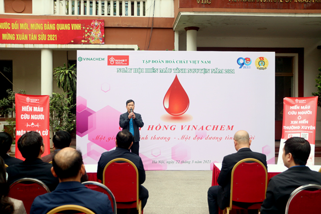 Công đoàn Công nghiệp Hóa chất Việt Nam hiến máu