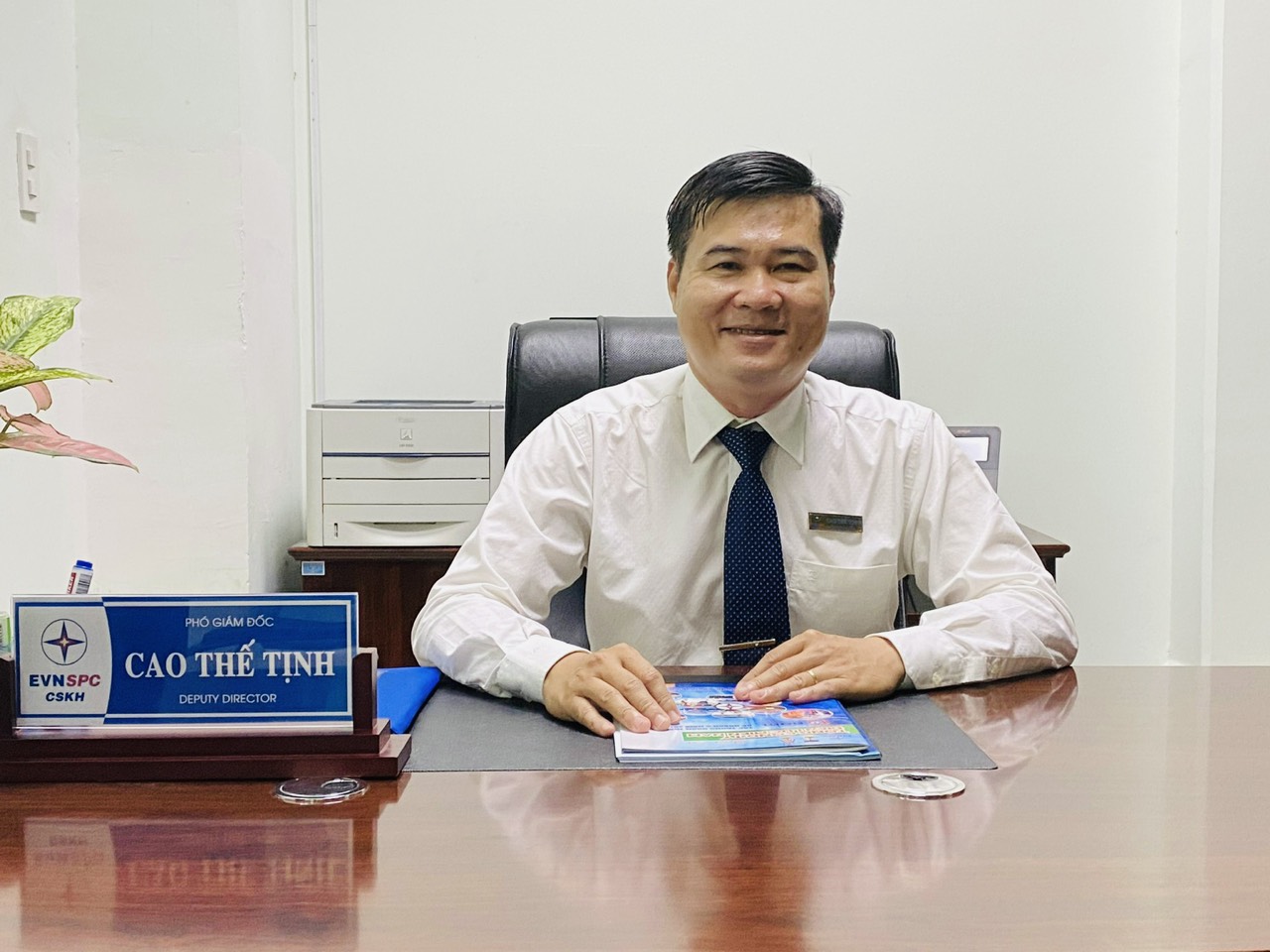 Ông Cao Thế Tịnh, Phó Giám đốc Trung tâm Chăm sóc khách hàng(TTCSKH) thuộc Tổng Công ty Điện lực miền Nam