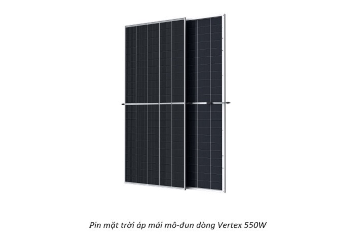 Pin mặt trời áp mái Mô - đun Trina Solar Vertex 550W 