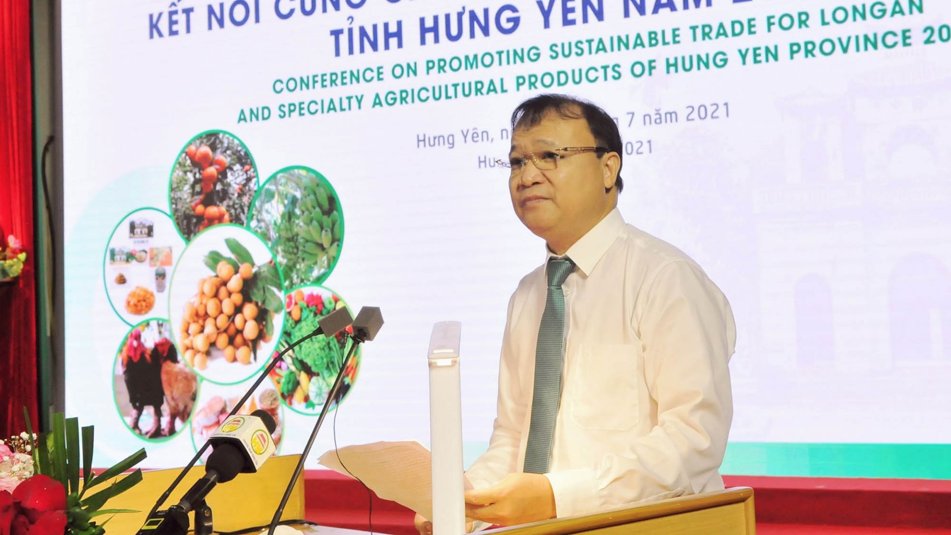 Hội nghị kết nối cung cầu, tiêu thụ nhãn và nông sản tỉnh Hưng Yên năm 2021
