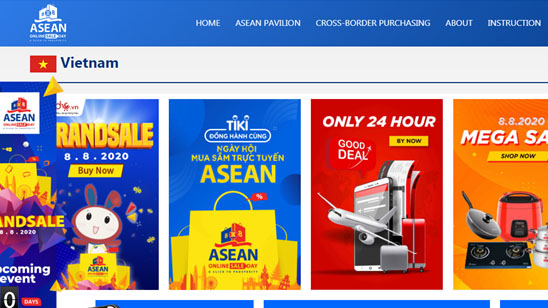 ngày mua sắm trực tuyến ASEAN