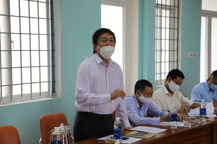 Ông Nguyễn Bá Dự - Giám đốc Sở Công thương, Trưởng đoàn kiểm tra liên ngành tỉnh Quảng Nam phát biểu kết luận