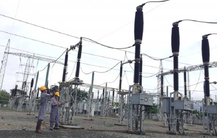  Kiểm tra kết cấu nối trạm điện 220kV tại Công ty CP Nhiệt điện Bà Rịa