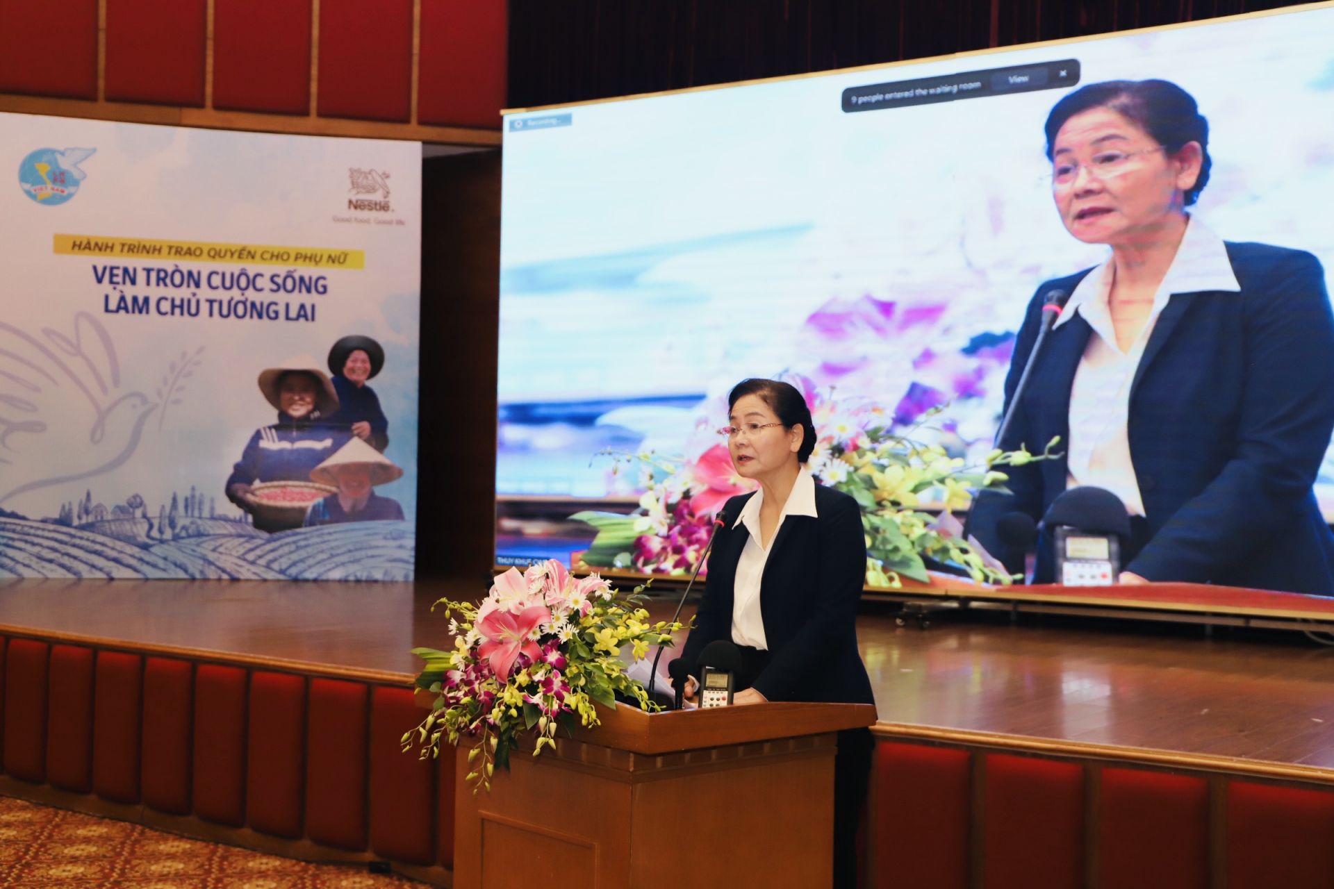 Bà Nguyễn Thị Thanh Hương, Phó chủ tịch Hội Liên hiệp Phụ nữ Việt Nam