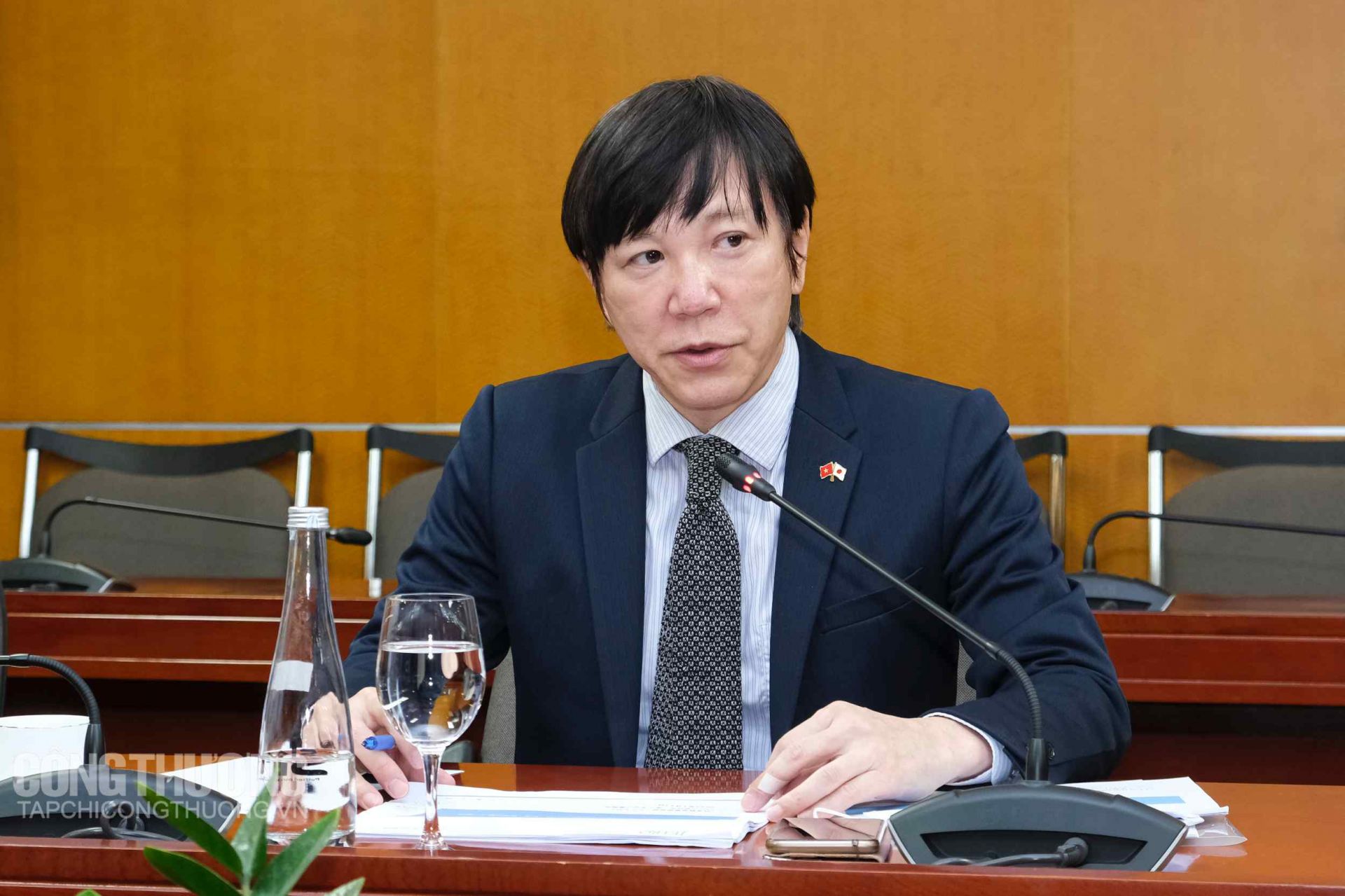Ông Takeo Nakajima - Trưởng Văn phòng Đại diện tại Hà Nội của Cơ quan Xúc tiến thương mại Nhật Bản (JETRO)