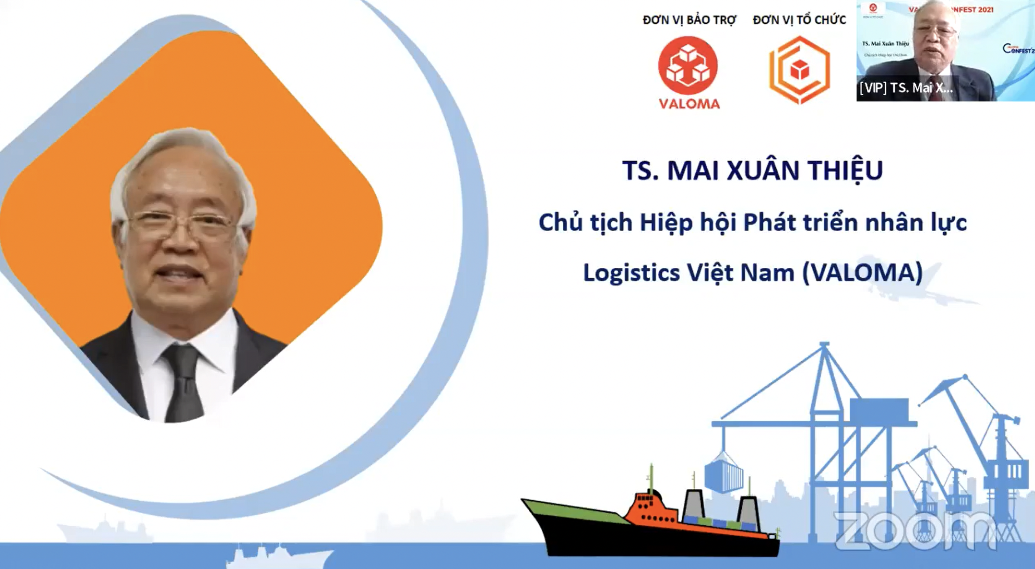 TS. Mai Xuân Thiệu - Chủ tịch Hiệp hội Phát triển nhân lực Logistics Việt Nam