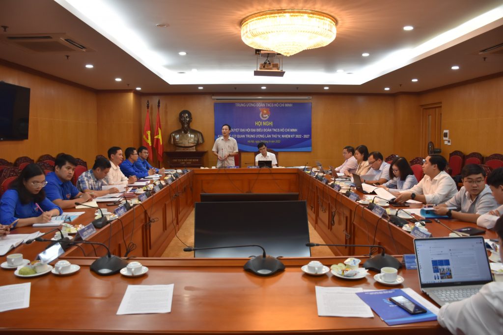 Ban Bí thư Trung ương Đoàn tổ chức Hội nghị duyệt công tác chuẩn bị tổ chức Đại hội Đoàn TNCS Hồ Chí Minh Khối các cơ quan Trung ương lần thứ IV nhiệm kỳ 2022 - 2027