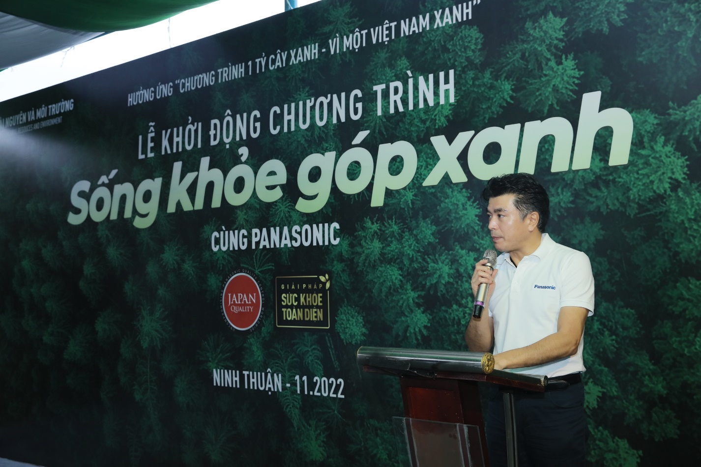 Panasonic khởi động chương trình trồng rừng “Sống khỏe góp xanh” 