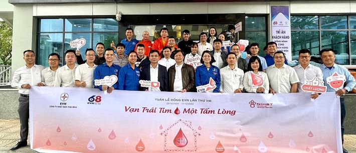 CBCNV Công ty Nhiệt điện Thái Bình tham gia hưởng ứng chương trình “Tuần lễ hồng” năm 2022
