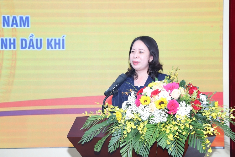 Phó Chủ tịch nước Võ Thị Ánh Xuân phát biểu tại buổi làm việc