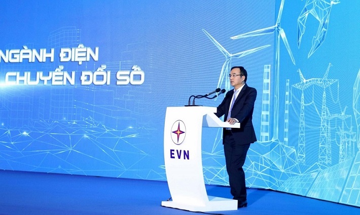 Ông Dương Quang Thành - Chủ tịch HĐTV EVN phát biểu chỉ đạo tại Hội nghị