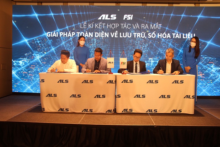 lễ ký kết hợp tác giữa ALS – FSI và đơn vị thi công Cyber Eye 
