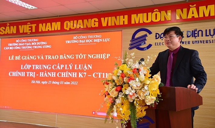 PGS.TS. Đinh Văn Châu, Quyền Hiệu trưởng, Phó Bí thư Đảng bộ Trường Đại học Điện lực.