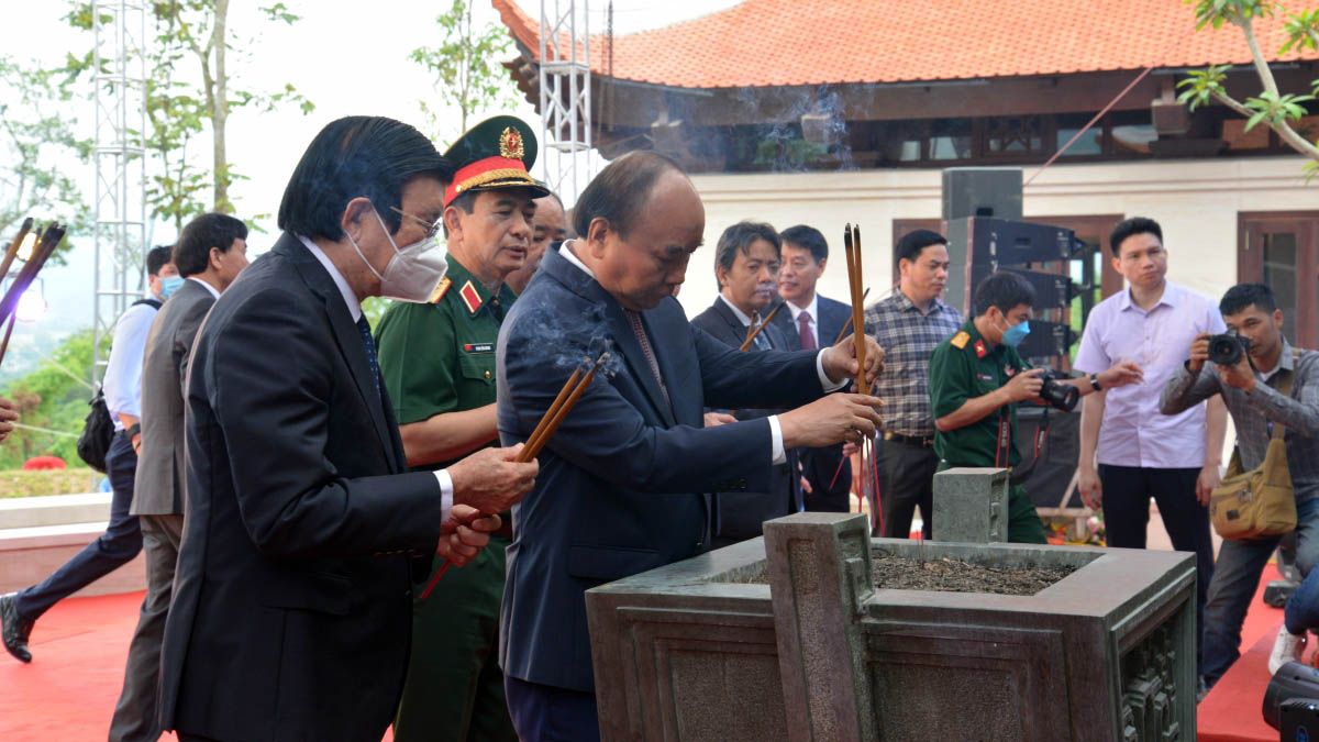Khánh thành Đền thờ liệt sỹ tại chiến trường Điện Biên Phủ