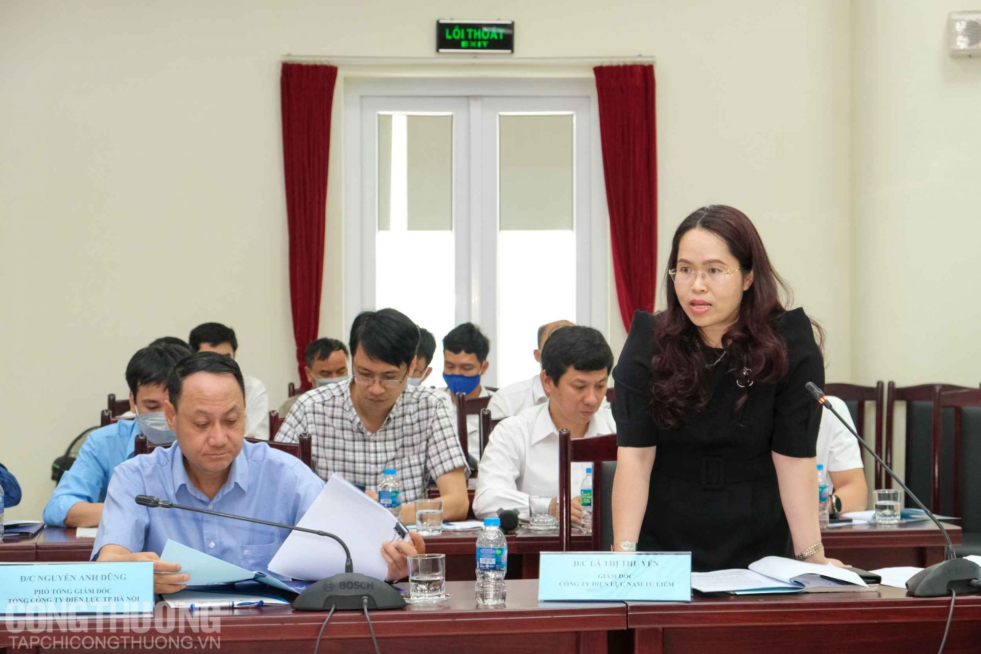 Bà Lã Thị Thu Yến - Giám đốc Công ty Điện lực Nam Từ Liêm