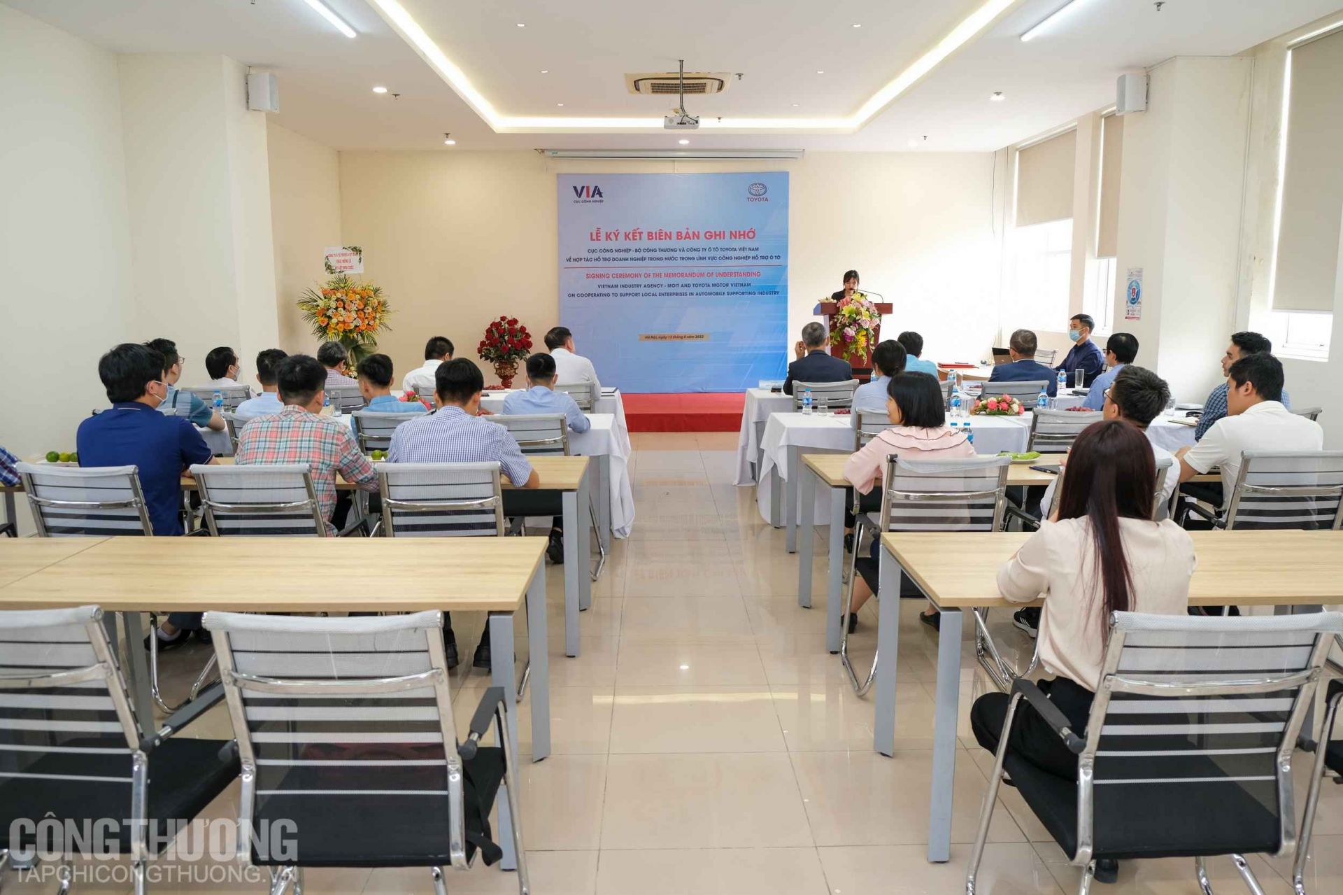 Toàn cảnh Lễ ký kết hợp tác giữa Cục Công nghiệp, Bộ Công Thương và Toyota Việt Nam