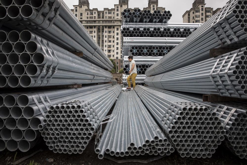 Tồn kho sắt thép tại Trung Quốc tăng cao