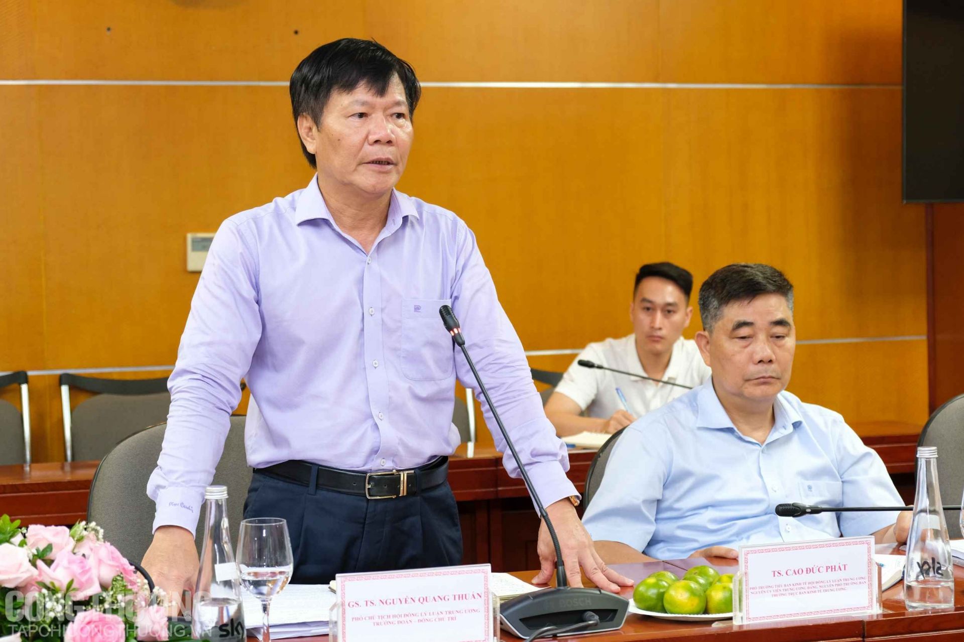 GS.TS Nguyễn Quang Thuấn - Phó Chủ tịch Hội đồng Lý luận Trung ương