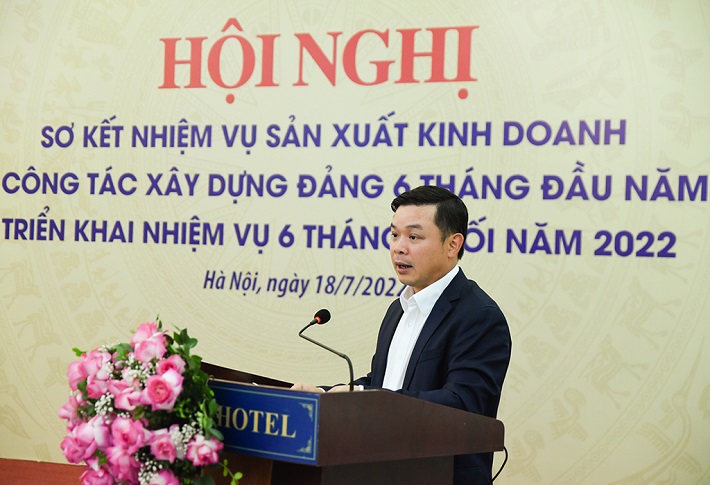 Phó Chủ tịch Ủy ban Quản lý vốn nhà nước tại doanh nghiệp Đỗ Hữu Huy phát biểu chỉ đạo tại Hội nghị