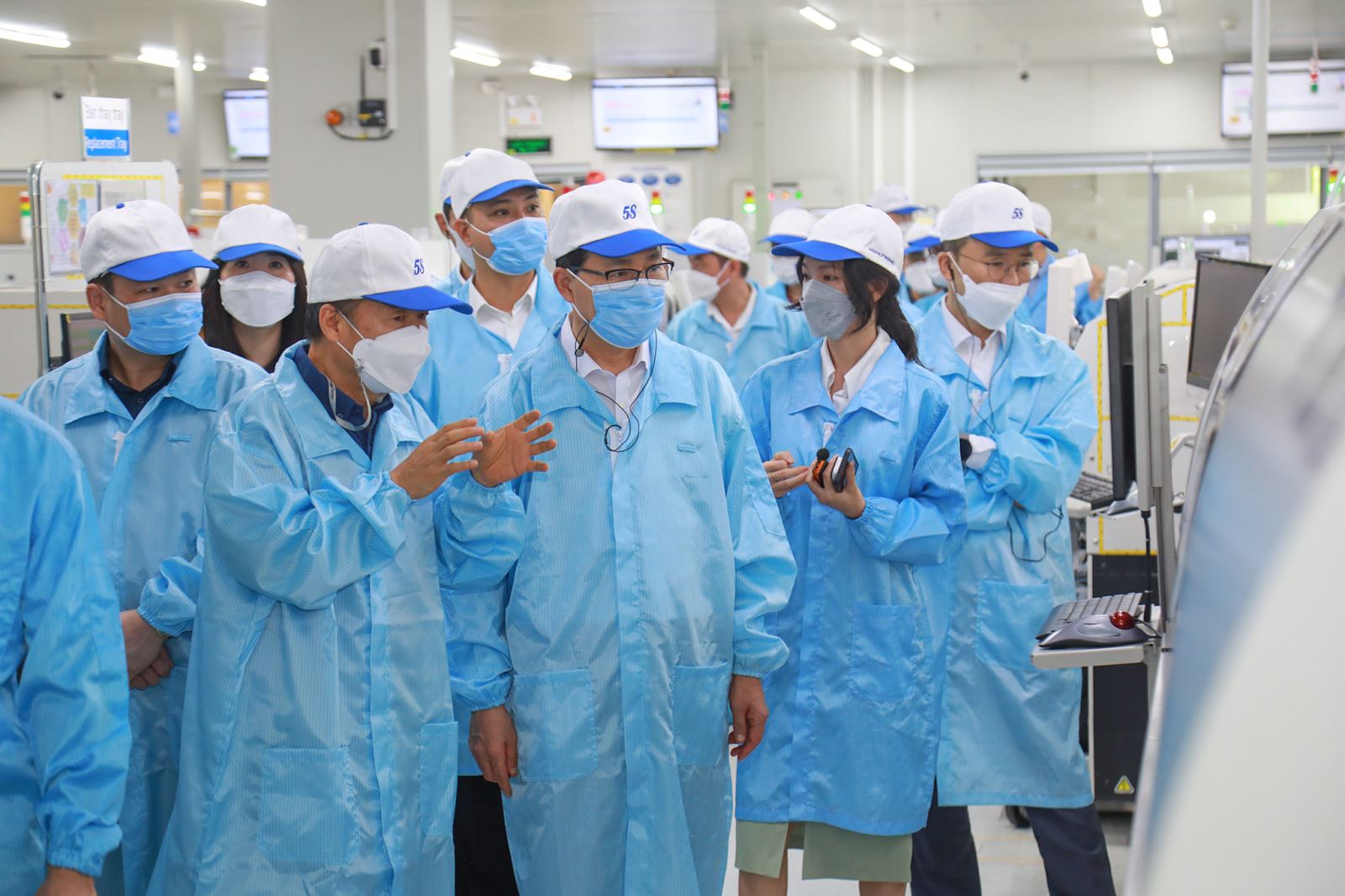 Lãnh đạo Samsung Việt Nam và lãnh đạo tỉnh Bắc Ninh trực tiếp thăm và đánh giá kết quả thực hiện dự án tại các doanh nghiệp