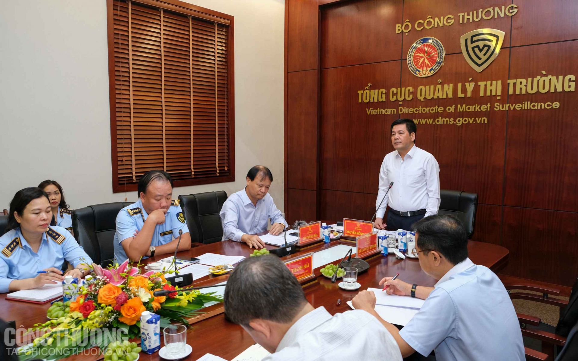 Bộ trưởng Bộ Công Thương Nguyễn Hồng Diên chủ trì Hội nghị sơ kết công tác quản lý thị trường 6 tháng đầu năm 2022
