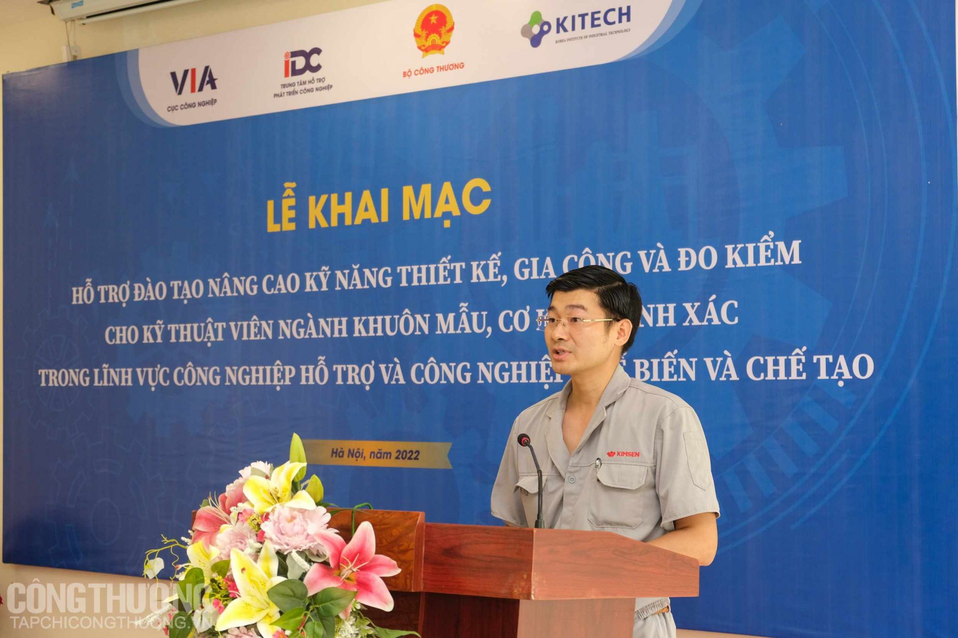 Ông Dương Minh Hải - Giám đốc sản xuất Công ty Cổ phần Công nghiệp KIMSEN